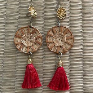 CHINESE Boho Dangle Earrings with Tassle